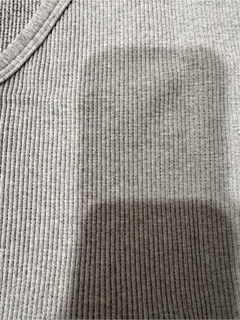 FP Movement by Free People Heather Gray Ribbed Racerback Crop - Picture 4 of 4